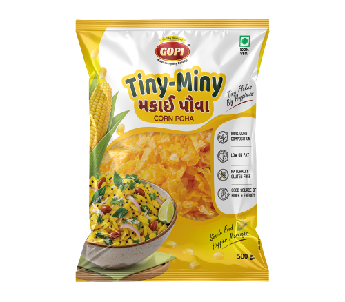 Gopi Tiny-Miny Corn Poha packet, 500 g