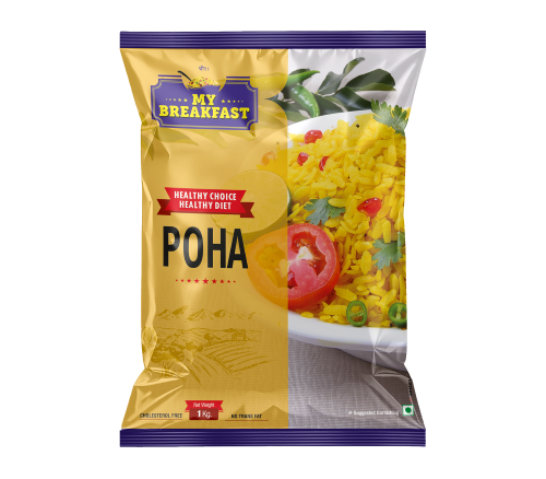 Radhe Krishna "My Breakfast" Poha packet, 1 Kg