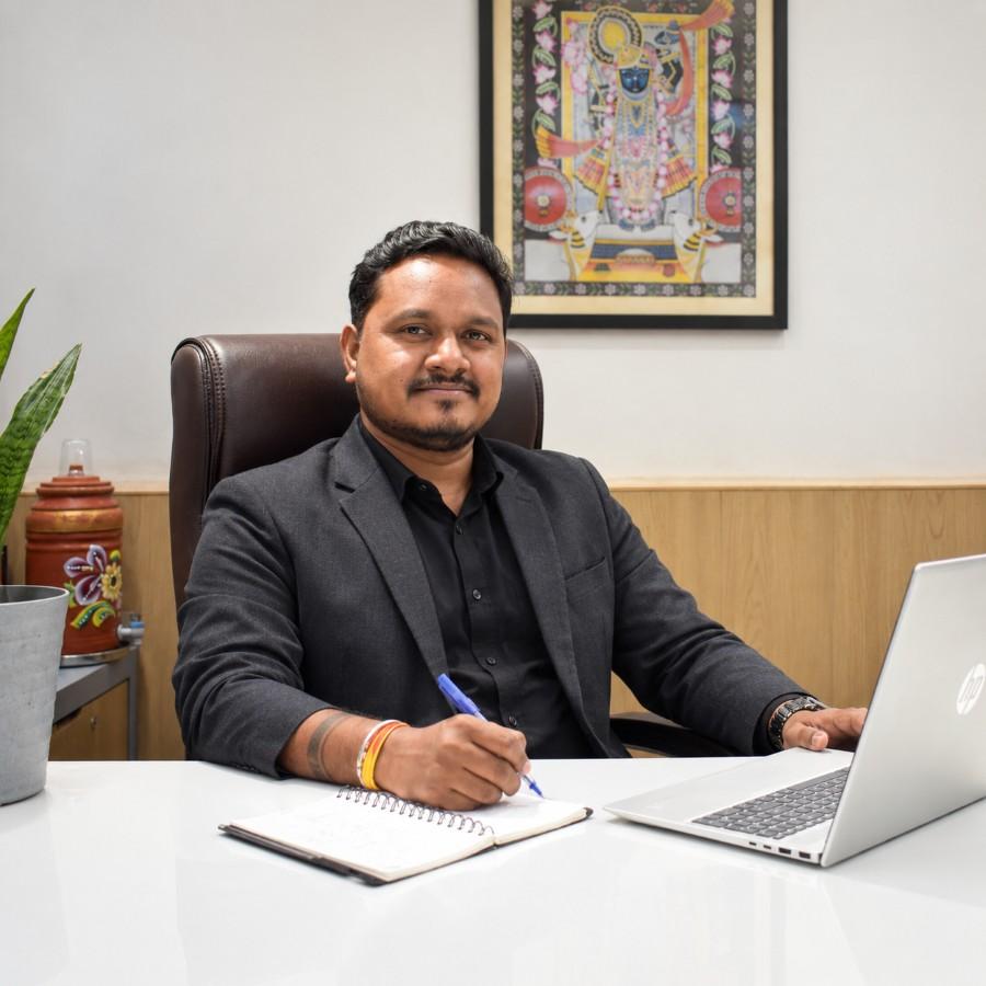 Portrait of the owner of Gopi Food Products